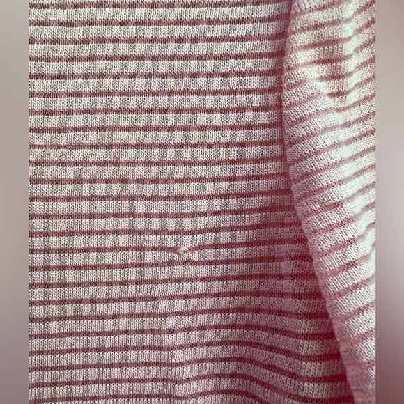 Ming Wang Pink Asymmetric Ribbed Knit Cardigan Jacket Topper Size XS Minimalist - Picture 10 of 10